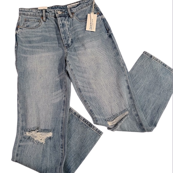 Blank NYC The Howard Distressed Mid Rise Loose Fit Jean 26 NWT - Picture 3 of 11